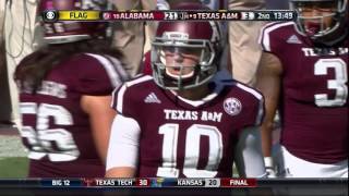 Alabama vs Texas AampM 2015 Full Game Just The Plays [upl. by Lienhard]