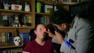 Clinical Eye Skills Ophthalmoscopy ASMR vibe [upl. by Aneert]