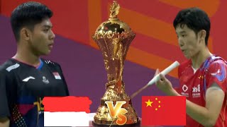 INA VS CHN  Suhandinata Cup Finals Badminton BWF World Junior Mixed Team Championships 2024 [upl. by Clarhe25]