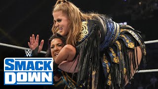 Bayley amp Naomi vs Chelsea Green amp Piper Niven SmackDown highlights May 31 2024 [upl. by Abramo]