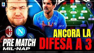 🔴 milan napoli seriea PROBABILI FORMAZIONI ⚽ live [upl. by Suidaht457]