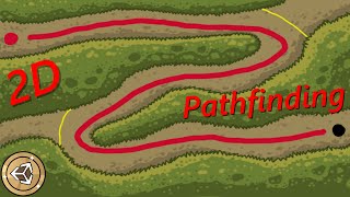 2d pathfinding AI in unity  A pathfinding [upl. by Harlamert967]