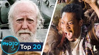 Top 20 Most Shocking Walking Dead Deaths [upl. by Areek]