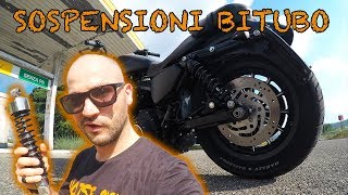 SOSPENSIONI BITUBO  Harley Davidson Sportster 883 Iron [upl. by Proudman768]