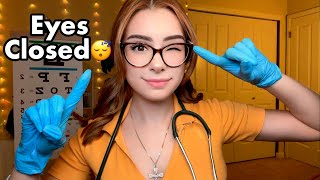 ASMR Nurse Exam but EYES CLOSED 👀 Medical ASMR for Sleep 🩺 Follow my Instructions [upl. by Eekorehc]