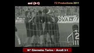 Road to Scudetto  19751976  Tutti i gol del Torino [upl. by Airtal]