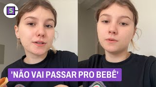 Isabel Veloso explica câncer em meio a gravidez Não vai passar pro bebê [upl. by Inah]