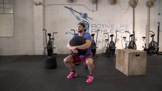 Sandbag Squat  Demo [upl. by Funk]