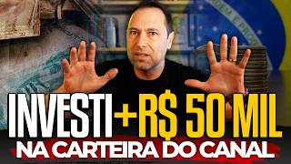 CARTEIRA DO CANAL 32  INVESTI R 50000 na RENDA FIXA TESOURO IPCA na CARTEIRA DO APOSENTADO [upl. by Ylam]