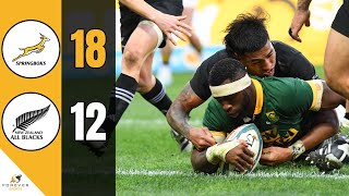 SPRINGBOKS BEAT ALL BLACKS TO WIN FREEDOM CUP BACK  South Africa vs New Zealand Review [upl. by Sig]