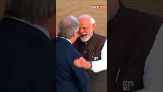 PM Modi Shakes Hand With UAE President amp UN SecyGeneral At COP28 Summit  Shorts  N18S  News18 [upl. by Acisset]