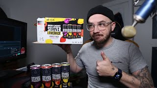 NEW Bud Light Seltzer Lemonade Variety Pack Review  HardSeltzer [upl. by Anigal]