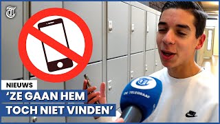 Leerling betrapt na mobielverbod Ik app op de wc [upl. by Sorac]