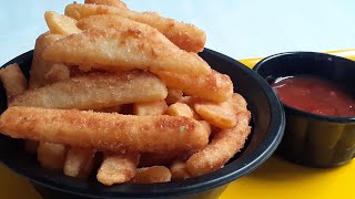 potato French fries recipieeasy and quick yummy recipie at home 😋🥰FoodfusionPk [upl. by Coates]