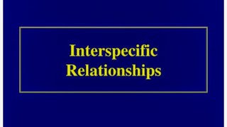 Biotic factors and Interspecific relationship among species BSc III paper III unit 1 [upl. by Analrahc]