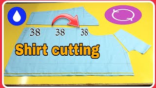 Mens formal shirt cutting  शर्ट कटिंग  how to cut formal shirt  fitting slim fit shirt cutting [upl. by Adnamor]