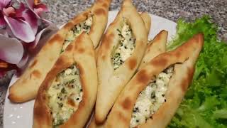 Arabische Essen Manakeesh Syrische Pizzaمناقيش الجبنه [upl. by Edrea590]