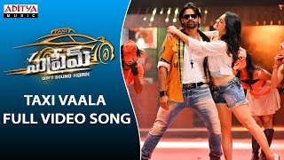 Taxi Vaala Full Video Song  Supreme Full Video Songs  Sai Dharam Tej Raashi Khanna [upl. by Alvinia]