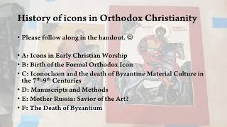 KWHSS Introduction to Byzantine Iconography [upl. by Leirbag]