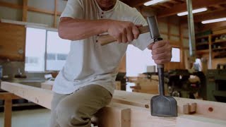 How skilled carpenters use handcrafted methods for sharpening and chiseling [upl. by Adiana825]