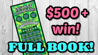 BIG WINNER Full book of Instant Millionaire from the Texas Lottery [upl. by Hillhouse]