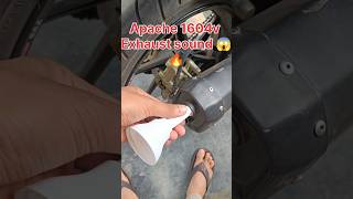 apache1604v ka exhaust is on fire 🔥shortsmodified soundviralvideomyselfashiq [upl. by Amrak341]