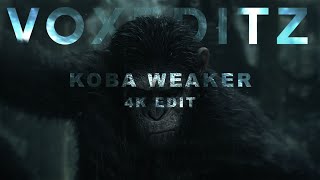 Koba Weaker😈  Dawn of the planet of the apes  4K Edit [upl. by Rafe]