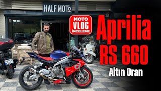 Aprilia RS 660 Motovlog İnceleme  Altın Oran [upl. by Anatlus]