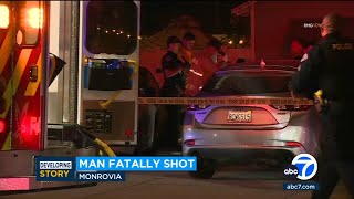 Man fatally shot at Monrovia home after report he was armed and under restraining order [upl. by Yrreiht]