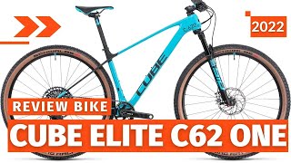 Cube Elite C62 One Carbon 2022 New Hardtail Bike Insane Speed [upl. by Aicatsue913]