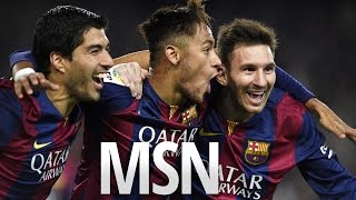 MSN ● Top 30 Goals ● Messi Suarez Neymar • 2014  2015 HD [upl. by Fredette136]