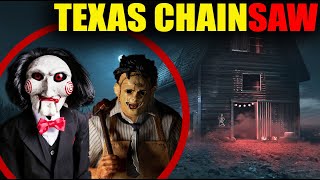 if you see JIGSAW amp LEATHERFACE CHASE YOU RUN Texas ChainSAW [upl. by Yromas]