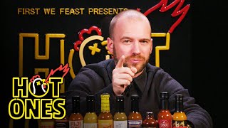 Sean Evans Reveals the Season 11 Hot Sauce Lineup  Hot Ones [upl. by Anilag663]