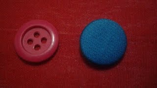 HOW TO MAKE A FABRIC BUTTON  shaheen tailors [upl. by Dore]