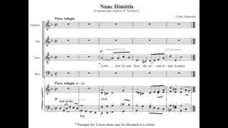 Nunc Dimittis in D by Colin Ashworth [upl. by Haneen150]