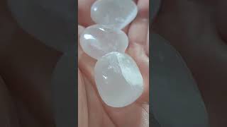 SELENITE Crystal Benefits 🌙 Meaning of Satin Spar crystalhealing [upl. by Artnoed522]