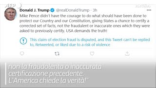 Twitter blocca laccount di Trump [upl. by Oileve]