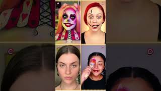 TikTok makeup trend  Circus 🤡 Pt 2  📌 Pinned your comment  makeup transition [upl. by Anyk504]