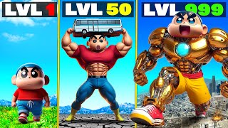 Level 1 SHINCHAN to Level 1000000000 SHINCHAN in GTA 5 [upl. by Pelmas]