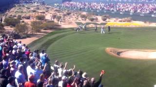 Phil Mickelson at the 16th hole TPC Scottsdale 2012 [upl. by Vorster409]