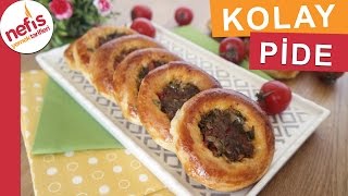 Kolay Pide Tarifi  Evde Pratik Pide Nasıl Yapılır  Nefis Yemek Tarifleri [upl. by Iaw]