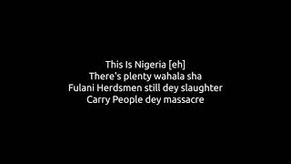 Falz  This is Nigeria Lyrics [upl. by Cirenoj]