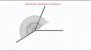 misura dellampiezza di un angolo [upl. by Nomyt464]