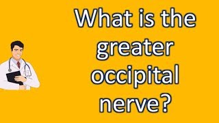 What is the greater occipital nerve   Most Rated Health FAQ Channel [upl. by Rana233]