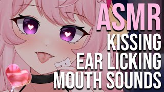 ASMR Catgirl Sounds🐱Mouth sounds Licking Kissing Purring amp more [upl. by Hollis]