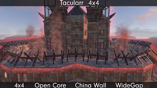 The Tacularr 4x4  Large Group  China Wall  Open Core  2022 Rust Base Tutorial [upl. by Elegna190]