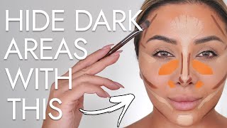 HOW TO USE ORANGE COLOR CORRECTOR ON DARK AREAS  NINA UBHI [upl. by Annatnas]