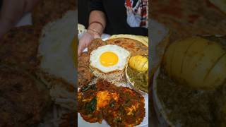 Best Egg Thali shorts cooking asmr [upl. by Coney]