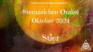 Stier  Tarotblick Oktober 24  Deine Stärke und Durchhaltevermögen werden reich belohnt [upl. by Abbie202]