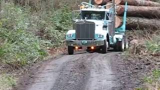 1974 Kenworth quotBig Jamesquot Hauling Big Wood [upl. by Jeffcott]